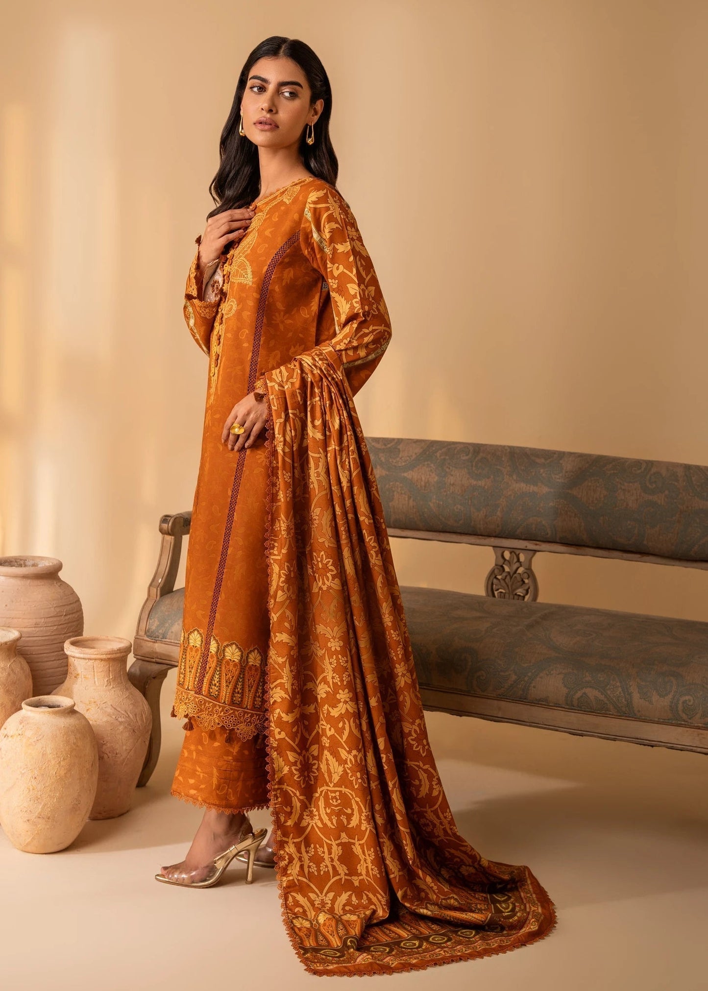 Nureh | Shades of Winter | LEILANI (AZ-04) - Pakistani Designer Dress - by Nureh | Type: Ladies Clothes - 100% Original at Saira Sultan