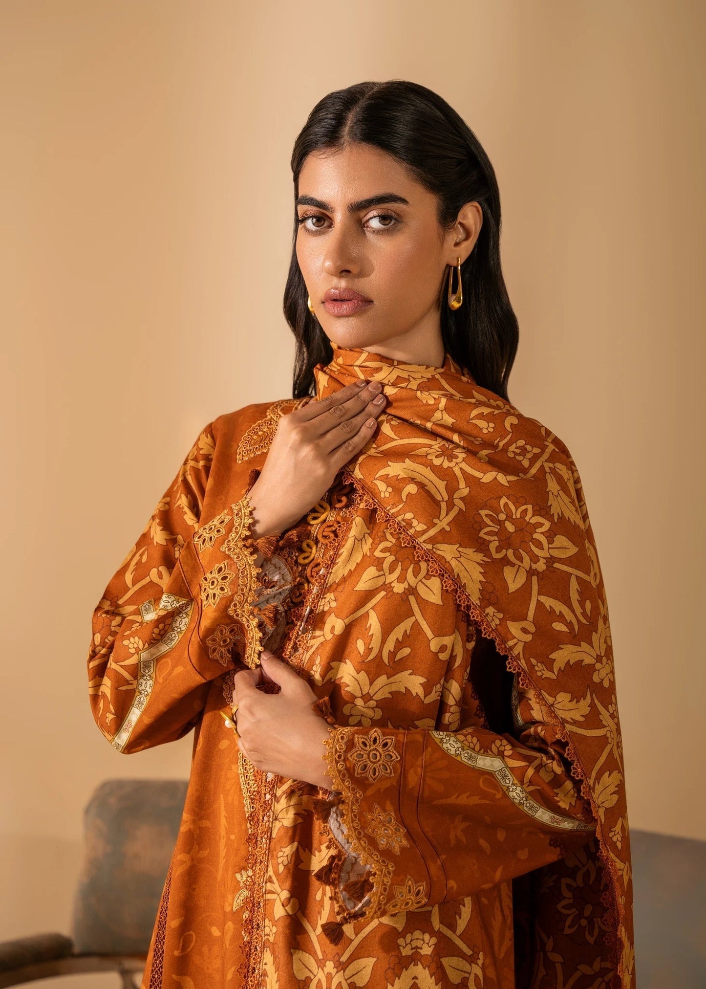 Nureh | Shades of Winter | LEILANI (AZ-04) - Pakistani Designer Dress - by Nureh | Type: Ladies Clothes - 100% Original at Saira Sultan