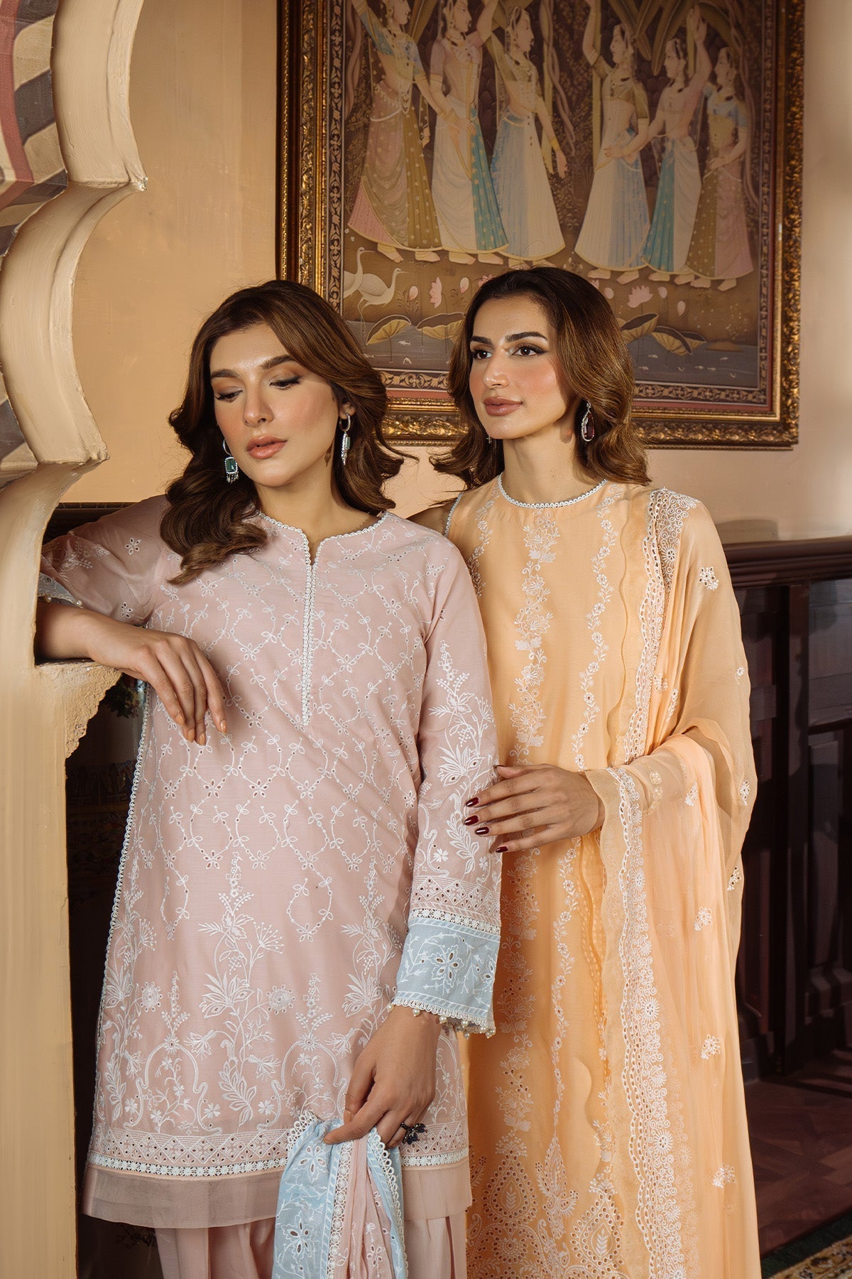 Sahar | Festive Edit Ready to Wear | Apricot Glow - RTW