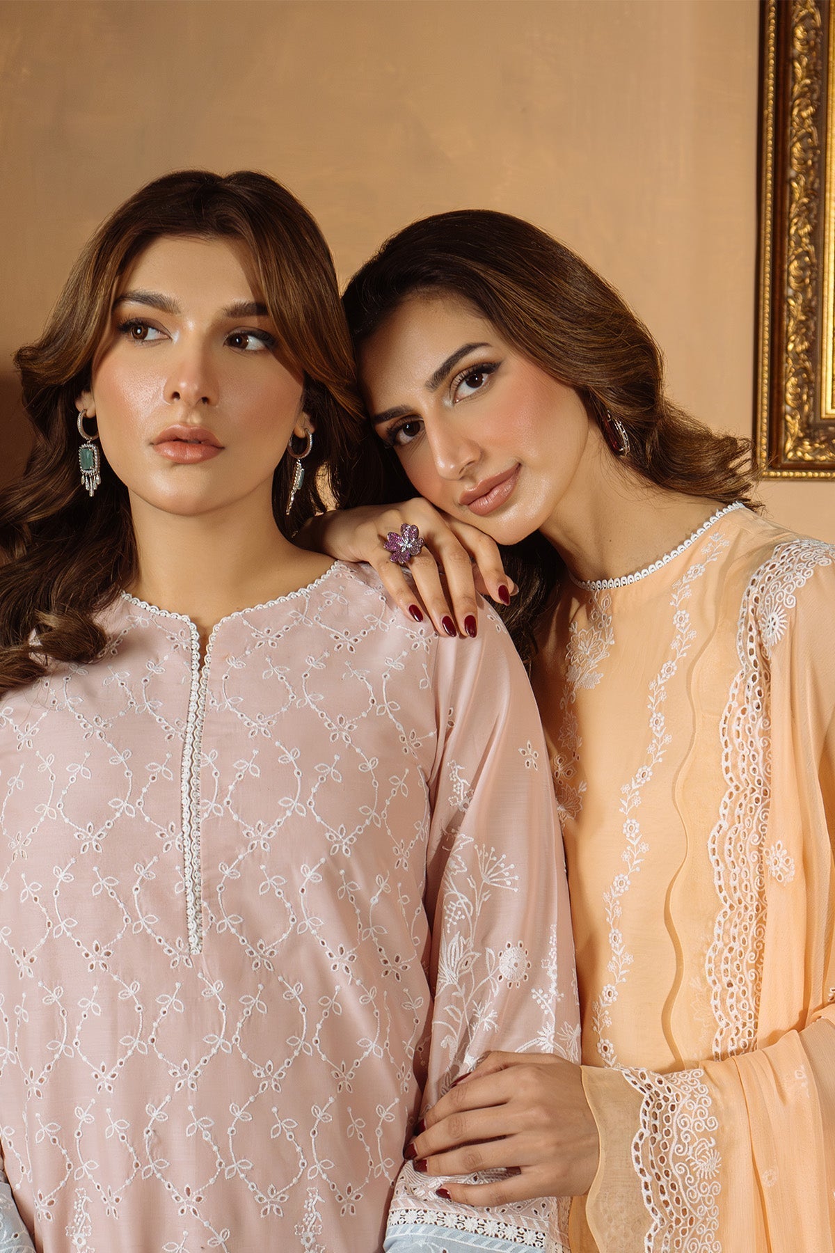 Sahar | Festive Edit Ready to Wear | Apricot Glow - RTW