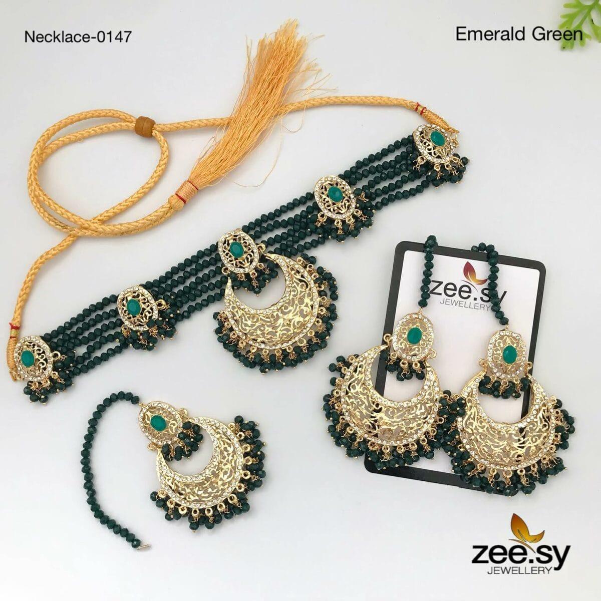Necklace-0147 Emerald Green