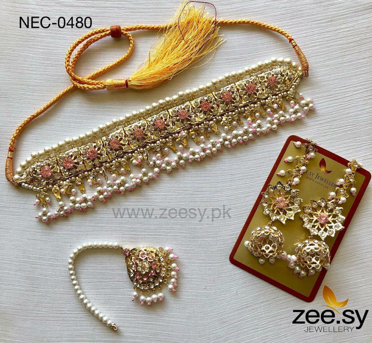 Necklace-0480 Pink