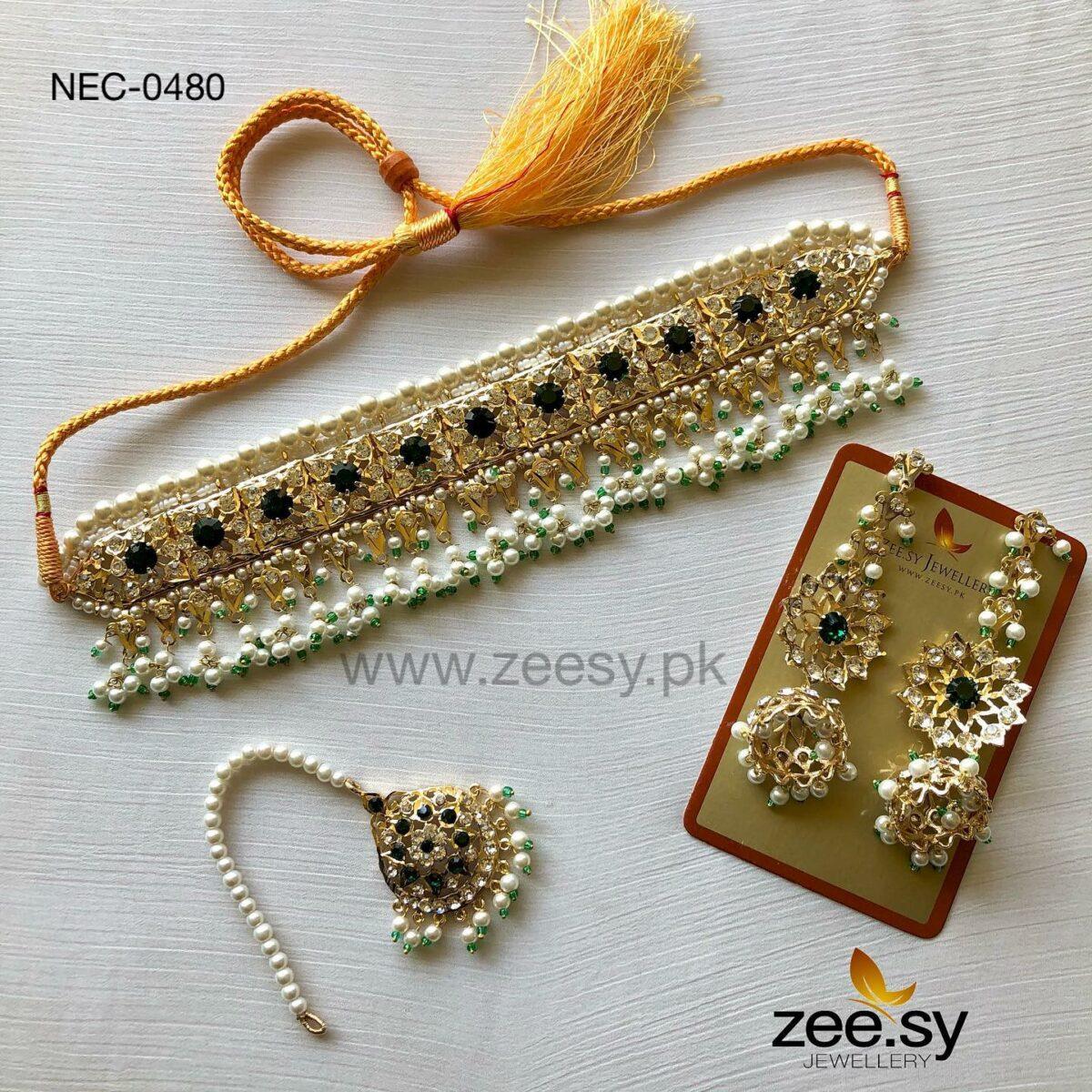 Necklace-0480 Emerald Green