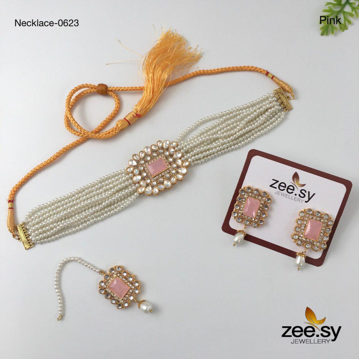 Necklace-0623 Pink