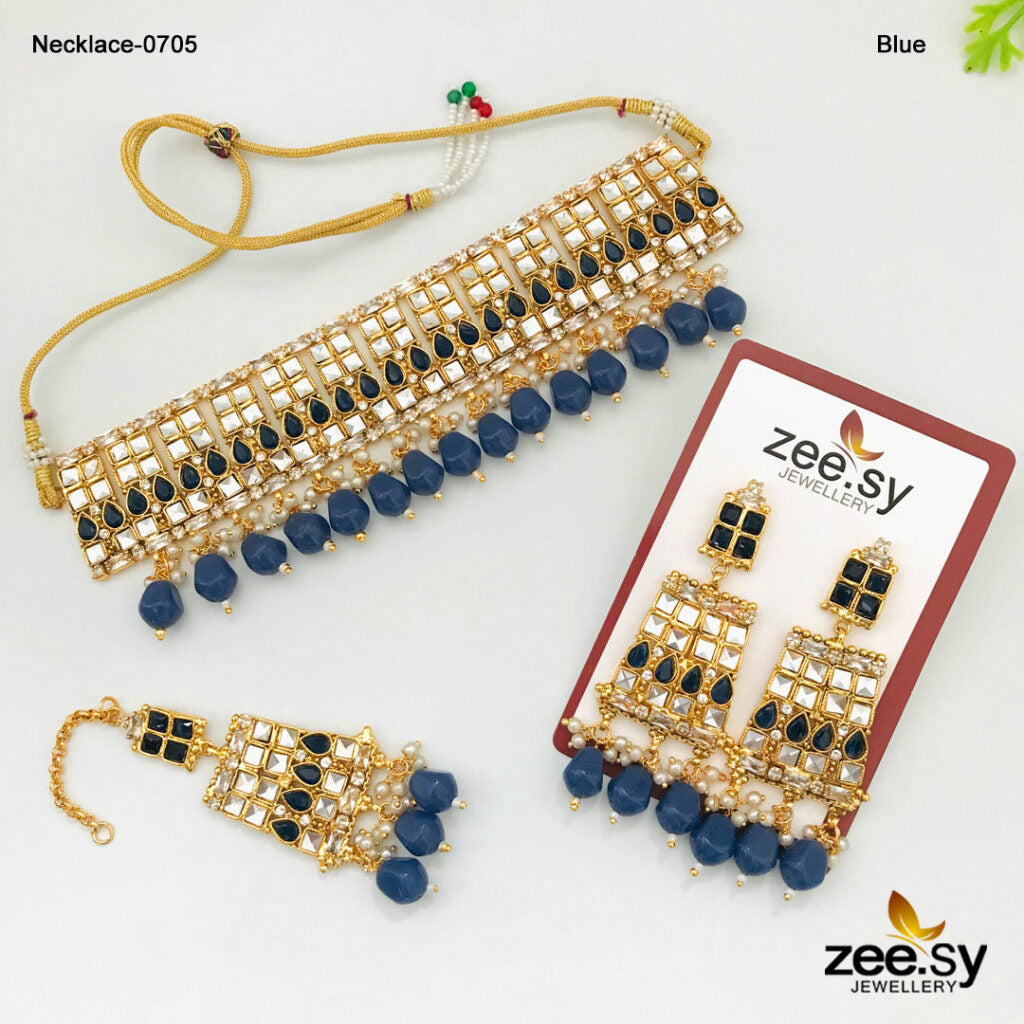 Necklace-0705 Blue