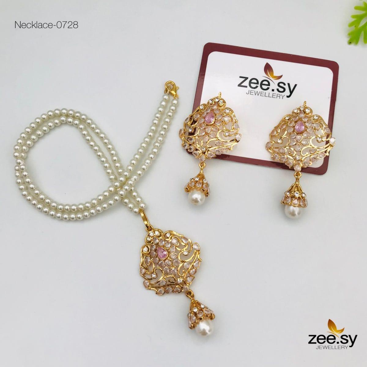 Necklace-0728 Pink