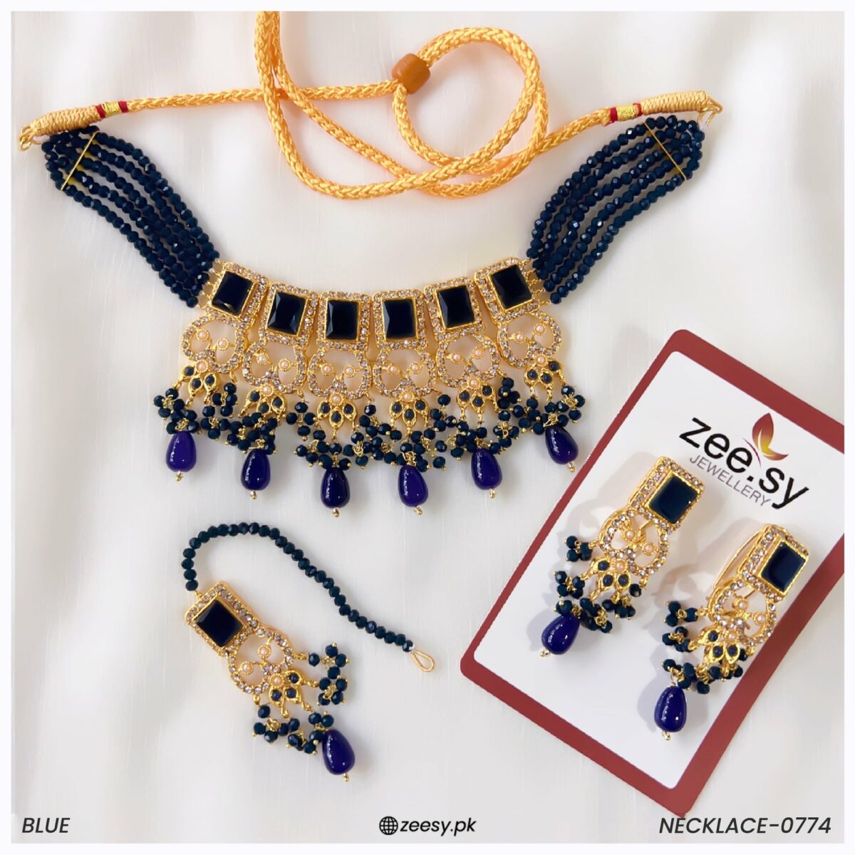 Necklace-0774 Blue
