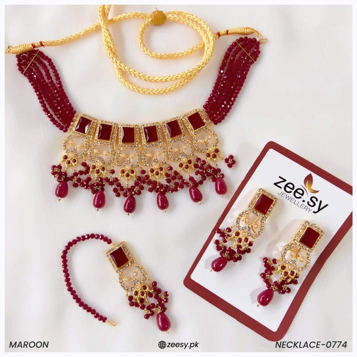 Necklace-0774 Red