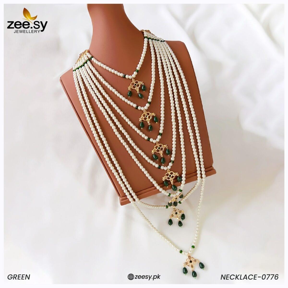 Mala Necklace-0776 Green
