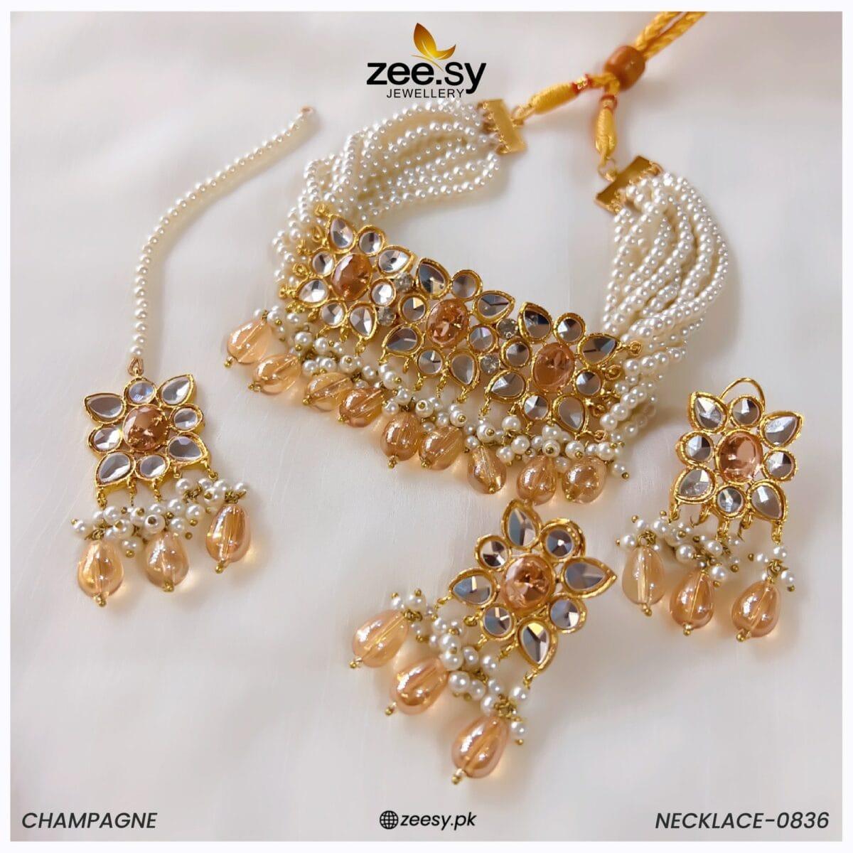 Necklace-0836 Champagne
