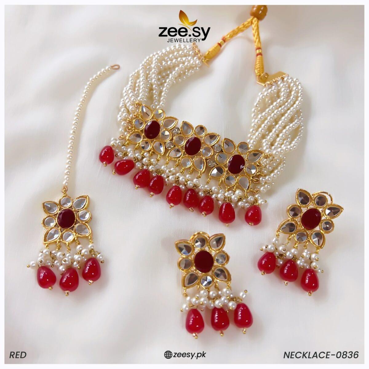 Necklace-0836 Red
