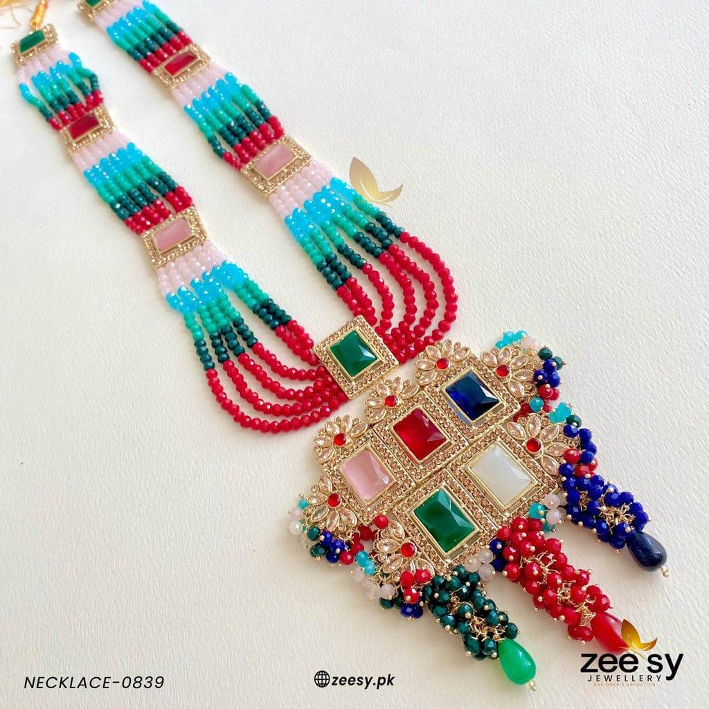 Mala Necklace-0839 Multi