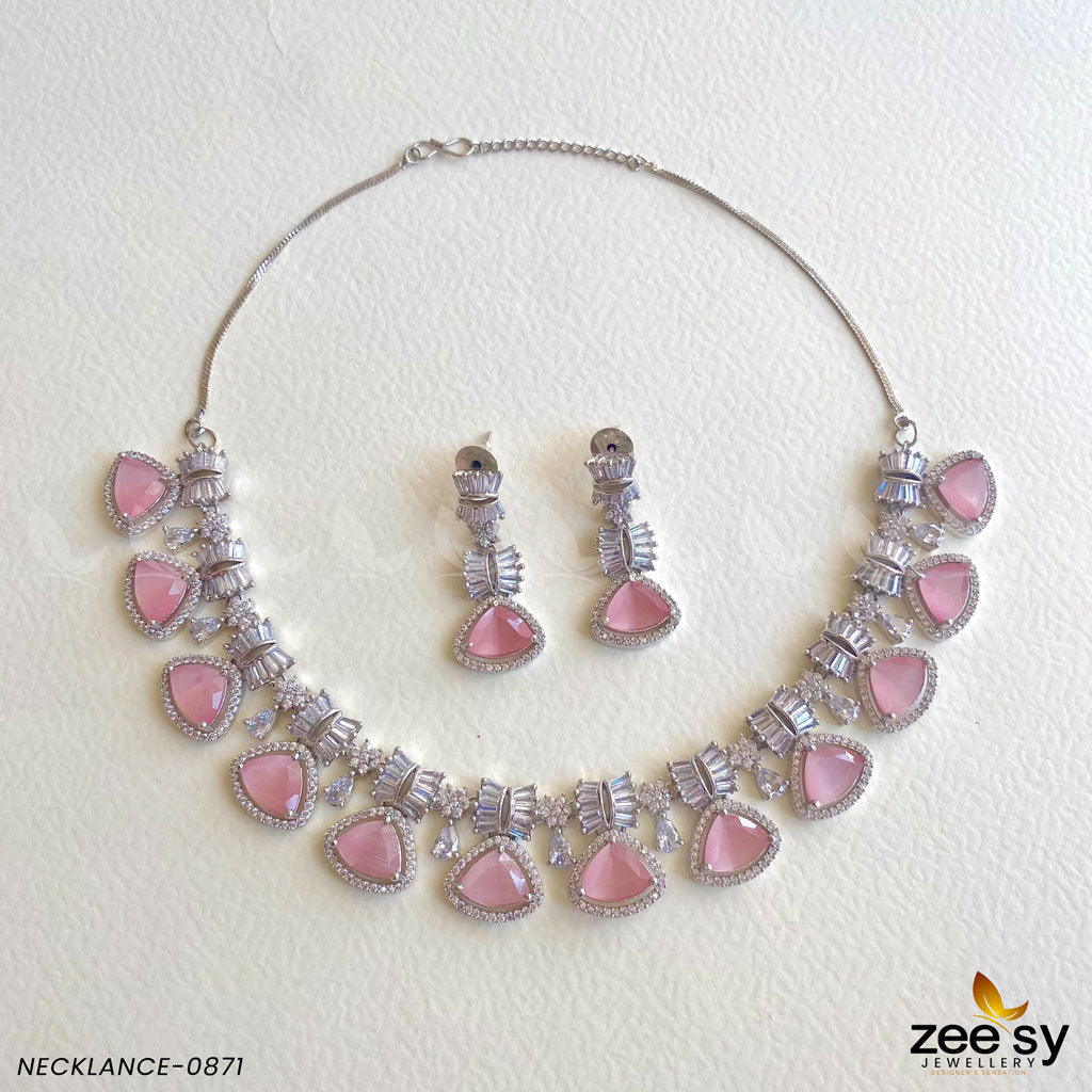 Necklace-0871 Pink