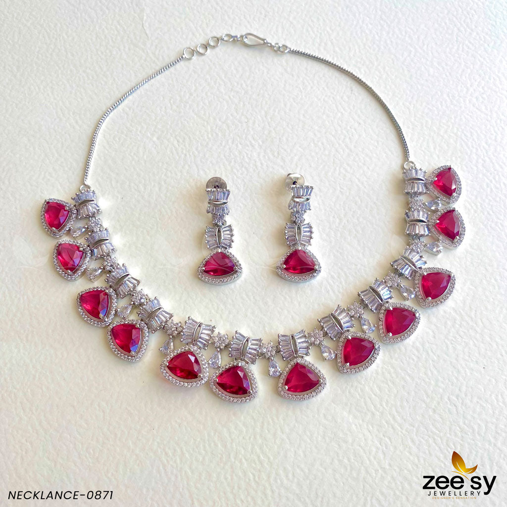 Necklace-0871 Red