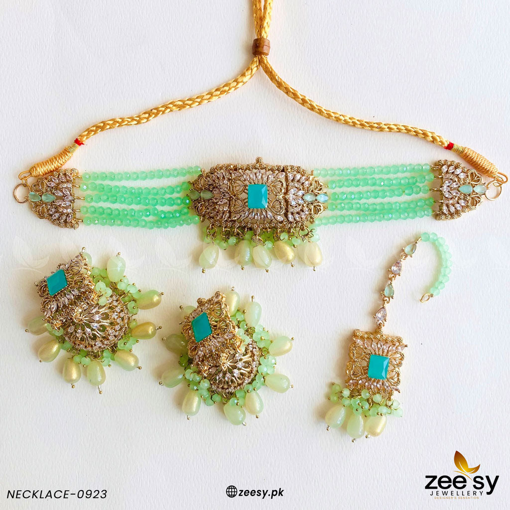 Necklace-0923 Mint Green