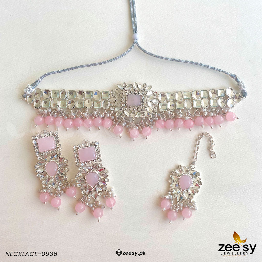 Necklace-0936 Pink
