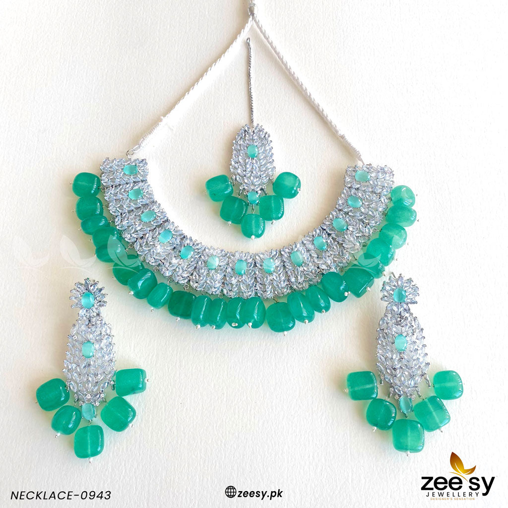 Necklace-0943 Mint Green