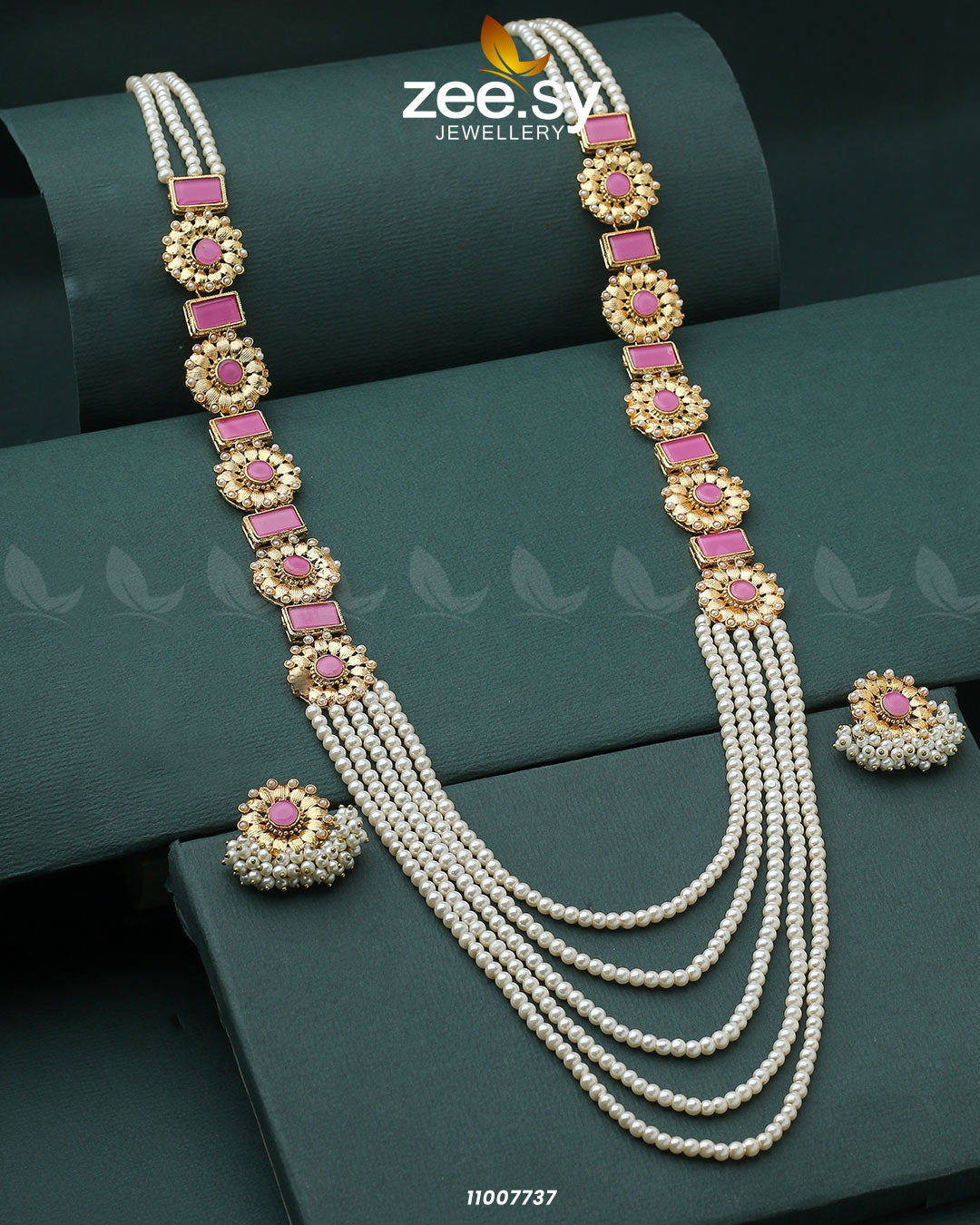Mala Necklace-0944 Pink