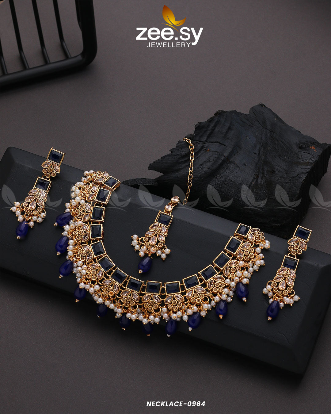 Necklace-0964 Blue