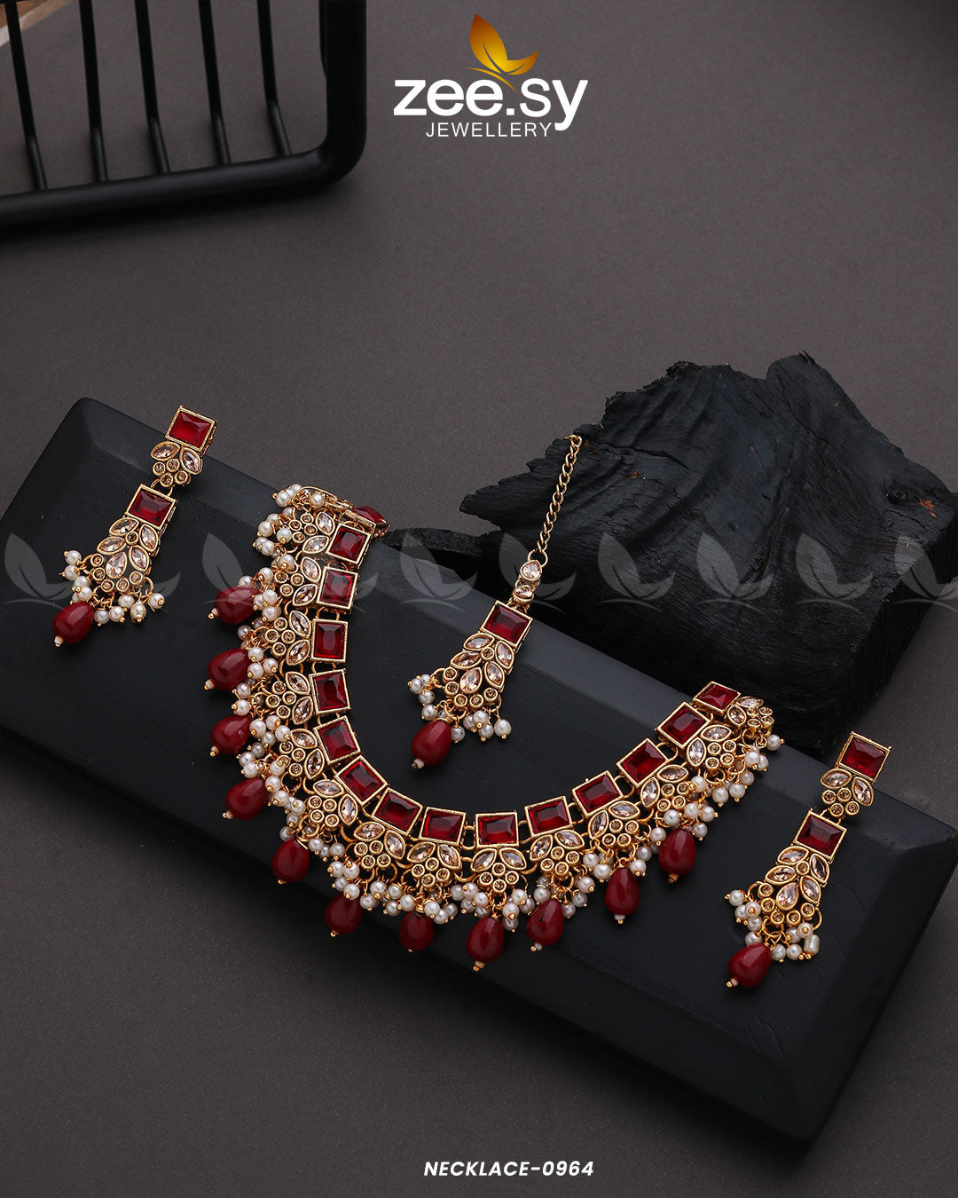 Necklace-0964 Red