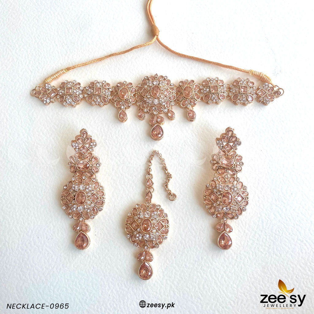 Necklace-0965 Golden Champagne