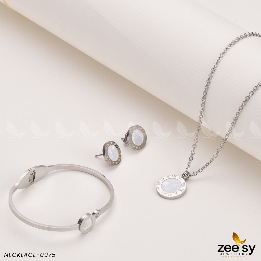 Necklace-0975 White
