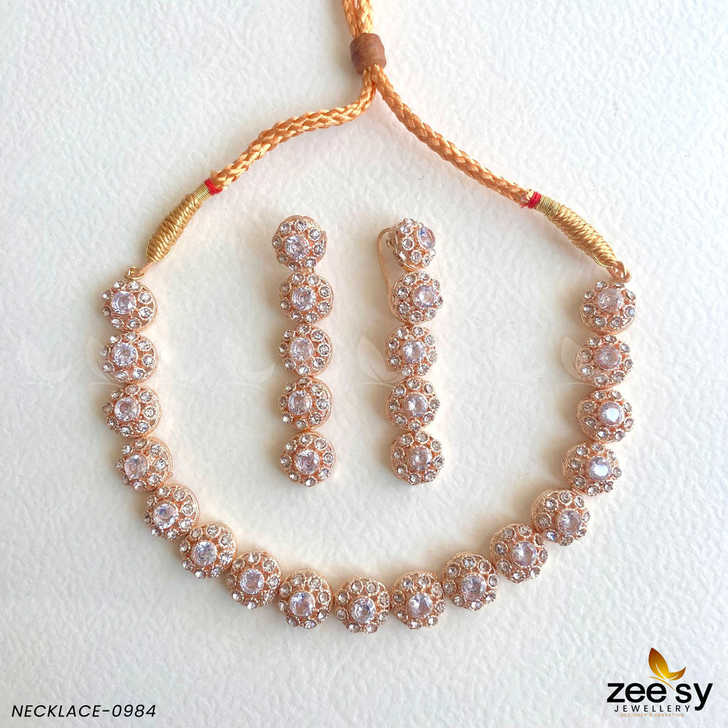 Necklace-0985 White