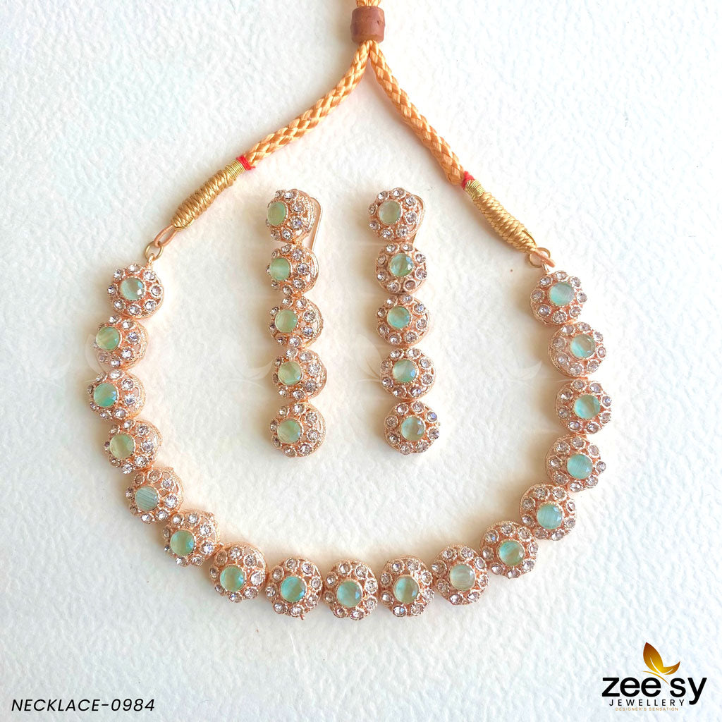 Necklace-0985 Mint Green