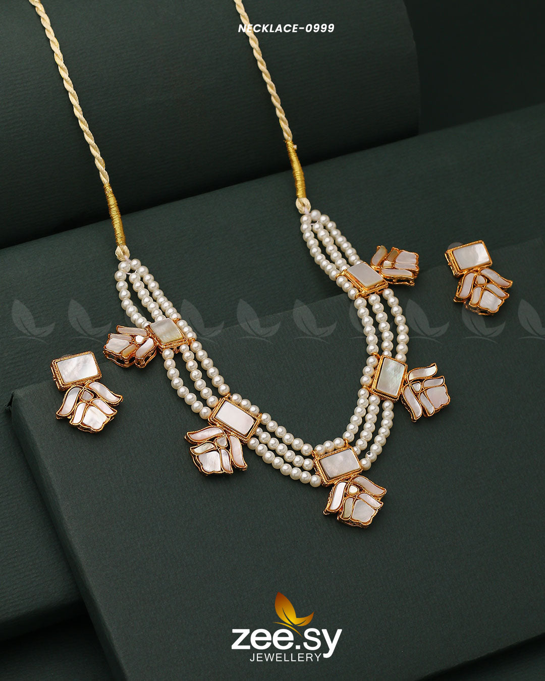Necklace-0999 White