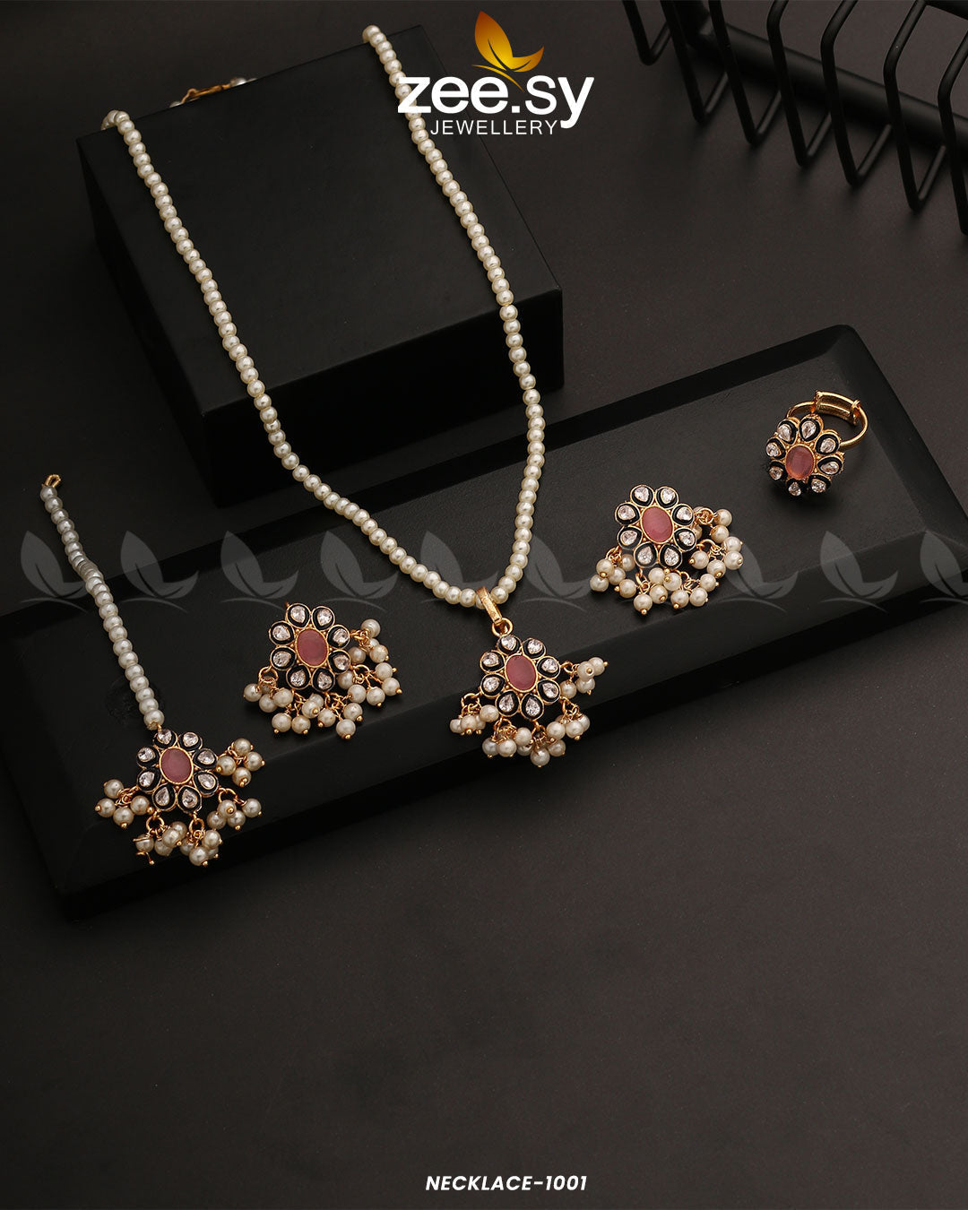 Necklace-1001 Pink