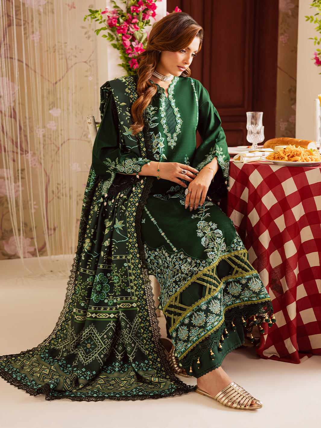Mahnur | Nova Khaddar 25 | NK - 03 - Pakistani Designer Dress - by Mahnur - Type : Ladies Clothes - 100% Original at Saira Sultan