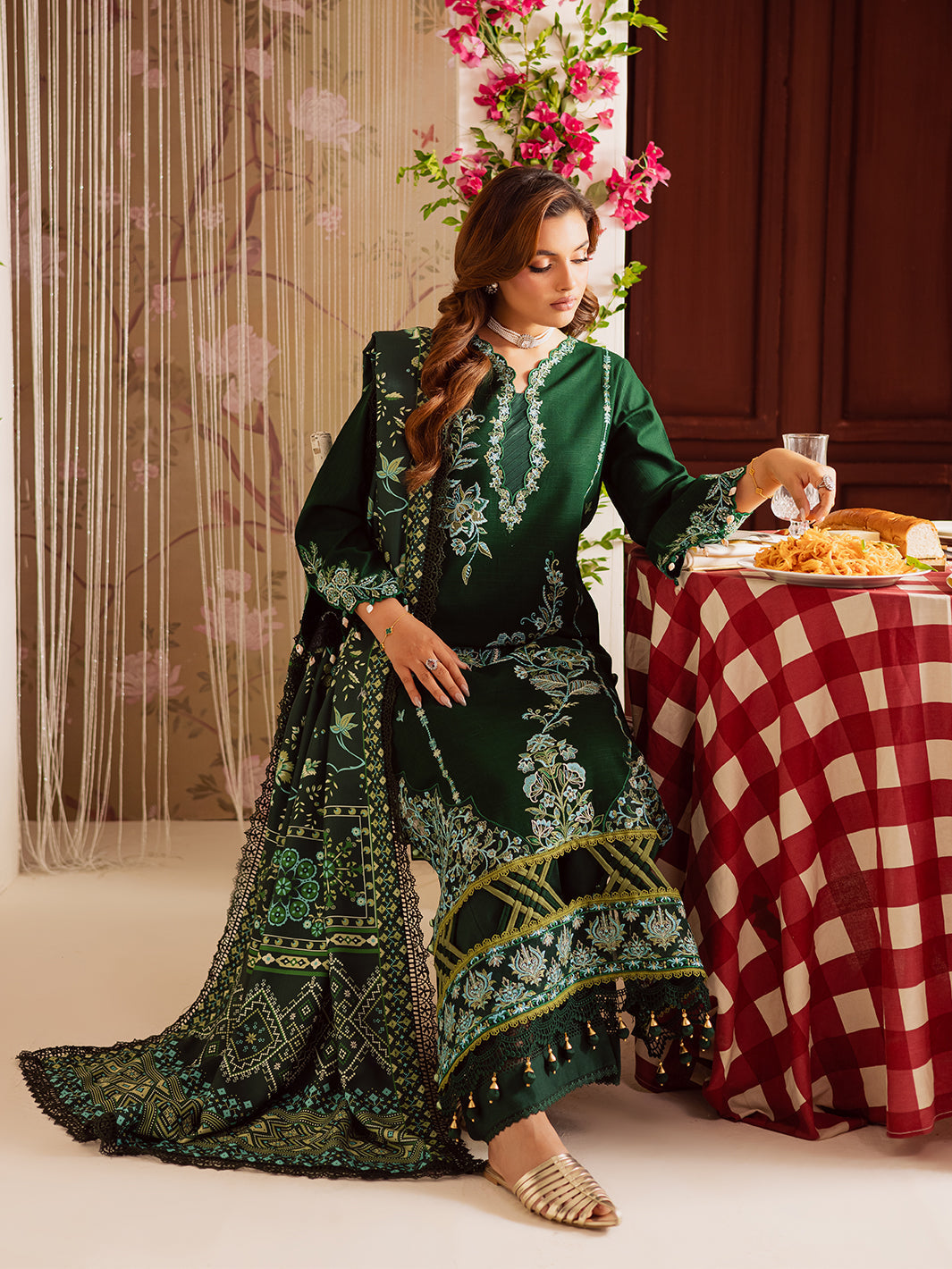 Mahnur | Nova Khaddar 25 | NK - 03 - Pakistani Designer Dress - by Mahnur - Type : Ladies Clothes - 100% Original at Saira Sultan