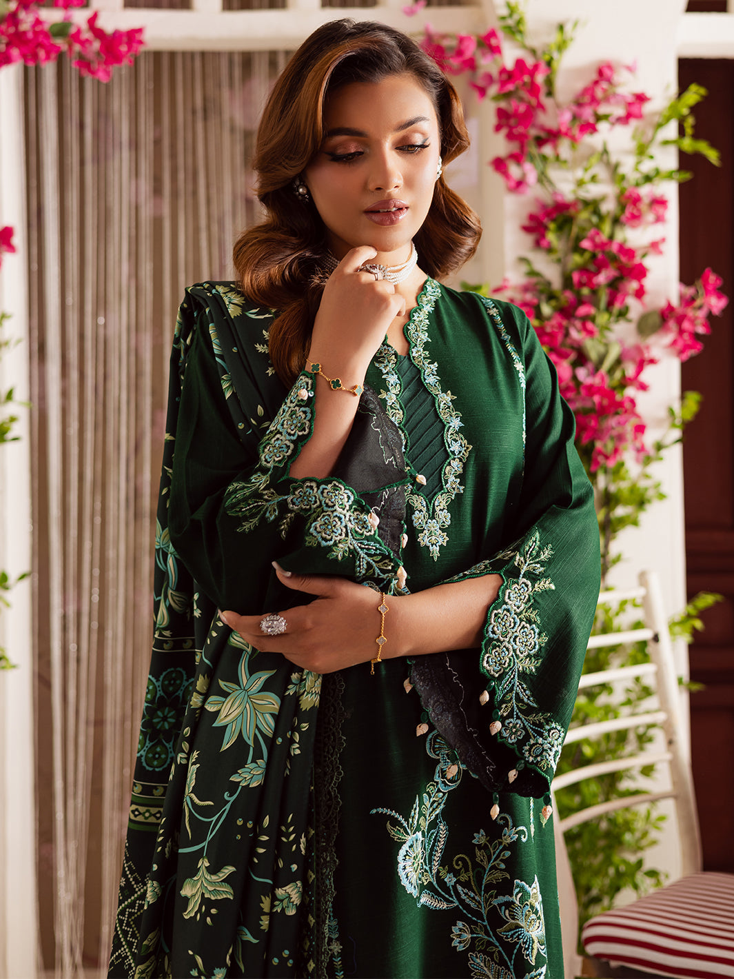 Mahnur | Nova Khaddar 25 | NK - 03 - Pakistani Designer Dress - by Mahnur - Type : Ladies Clothes - 100% Original at Saira Sultan
