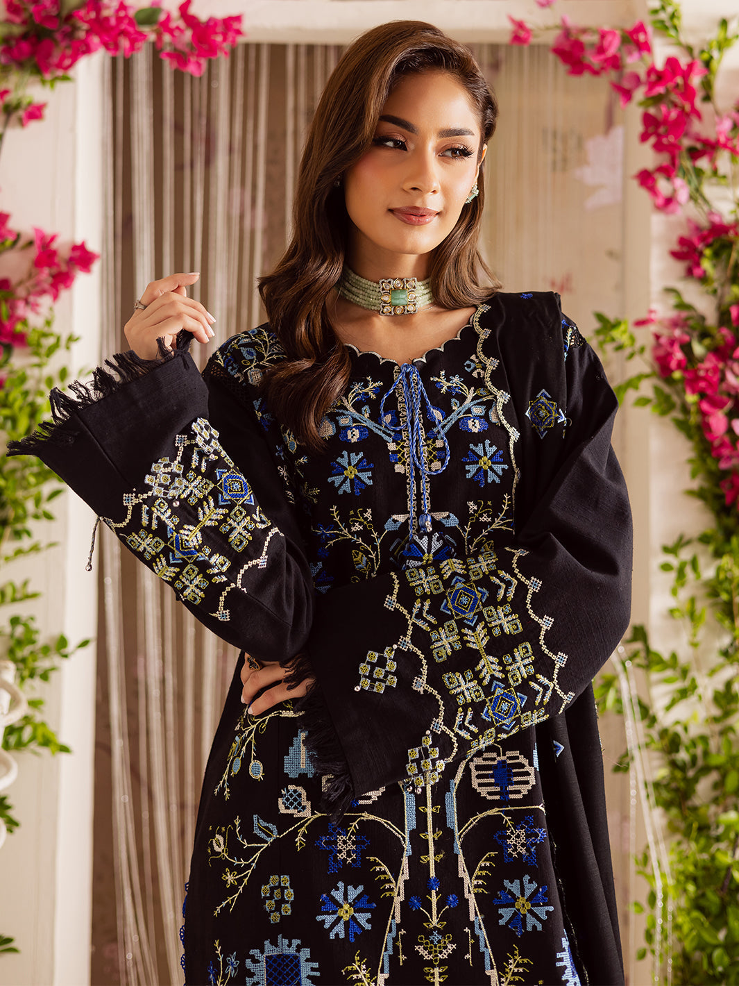 Mahnur | Nova Khaddar 25 | NK - 04 - Pakistani Designer Dress - by Mahnur - Type : Ladies Clothes - 100% Original at Saira Sultan