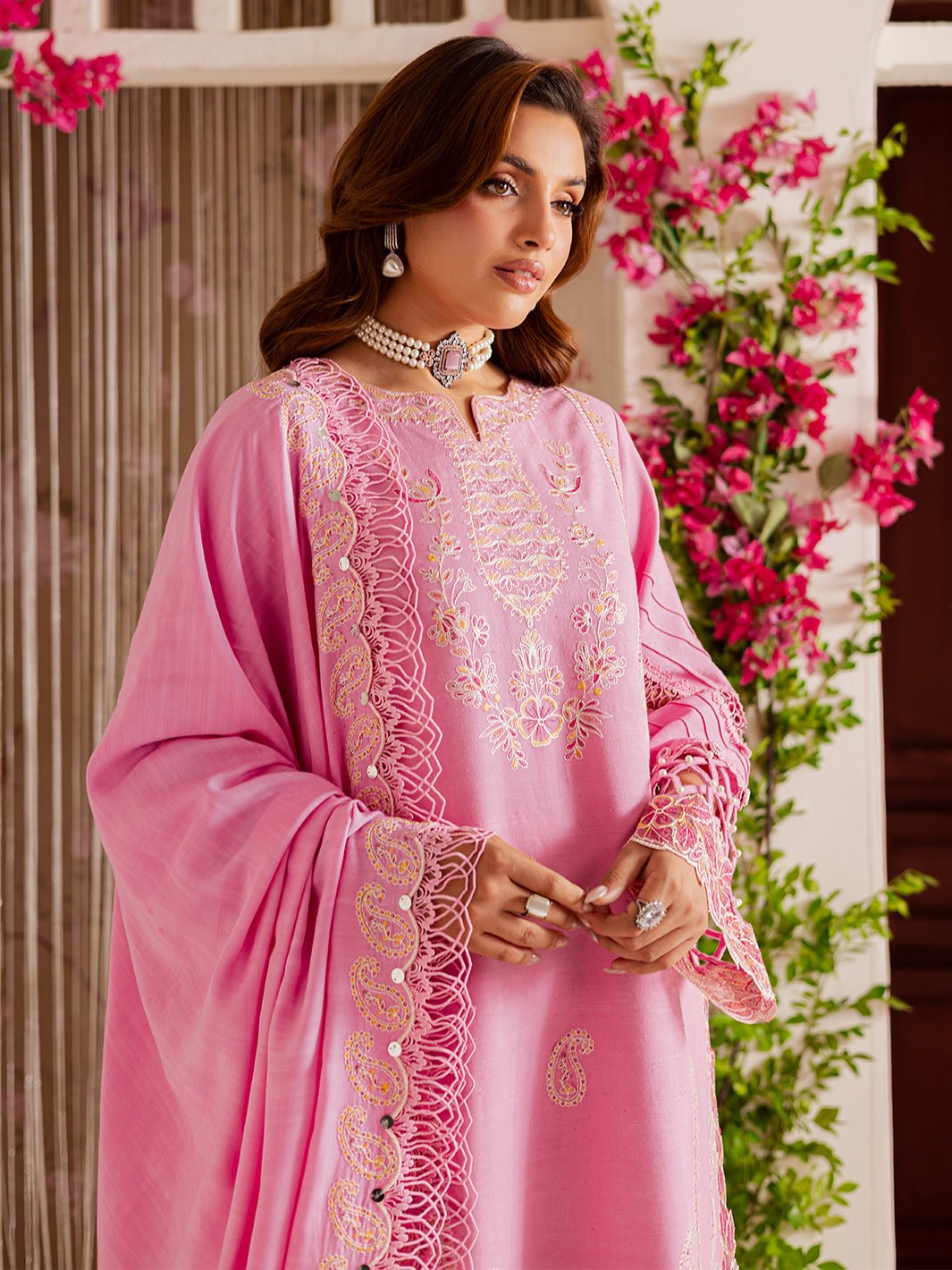 Mahnur | Nova Khaddar 25 | NK - 05 - Pakistani Designer Dress - by Mahnur - Type : Ladies Clothes - 100% Original at Saira Sultan