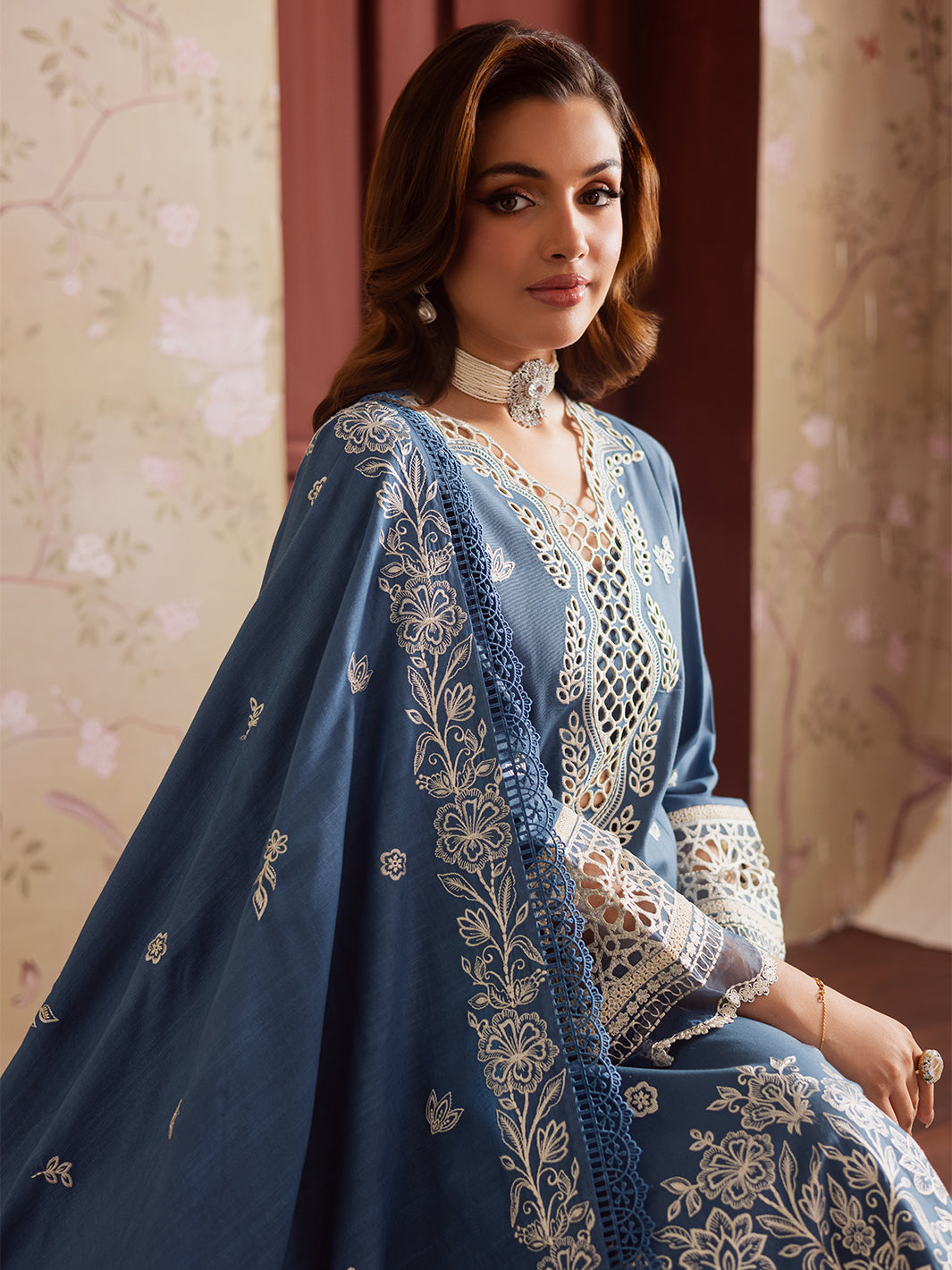 Mahnur | Nova Khaddar 25 | NK - 07 - Pakistani Designer Dress - by Mahnur - Type : Ladies Clothes - 100% Original at Saira Sultan