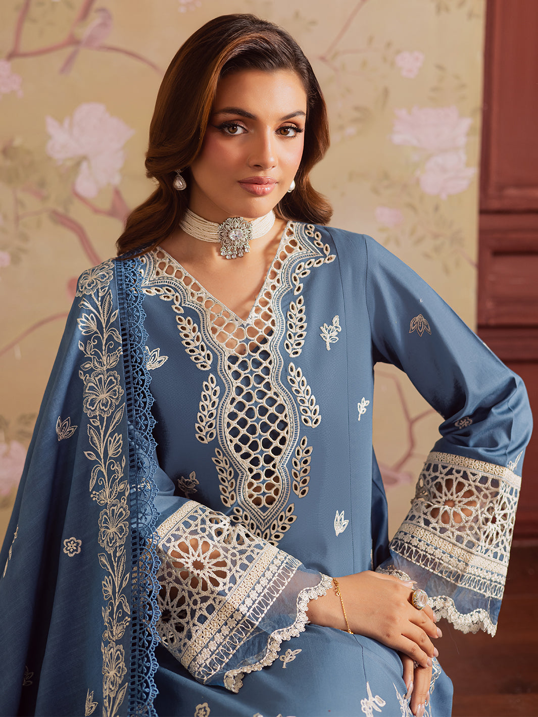 Mahnur | Nova Khaddar 25 | NK - 07 - Pakistani Designer Dress - by Mahnur - Type : Ladies Clothes - 100% Original at Saira Sultan