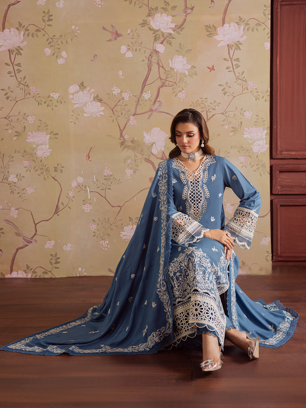 Mahnur | Nova Khaddar 25 | NK - 07 - Pakistani Designer Dress - by Mahnur - Type : Ladies Clothes - 100% Original at Saira Sultan