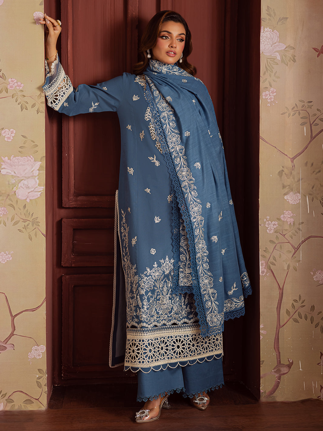Mahnur | Nova Khaddar 25 | NK - 07 - Pakistani Designer Dress - by Mahnur - Type : Ladies Clothes - 100% Original at Saira Sultan