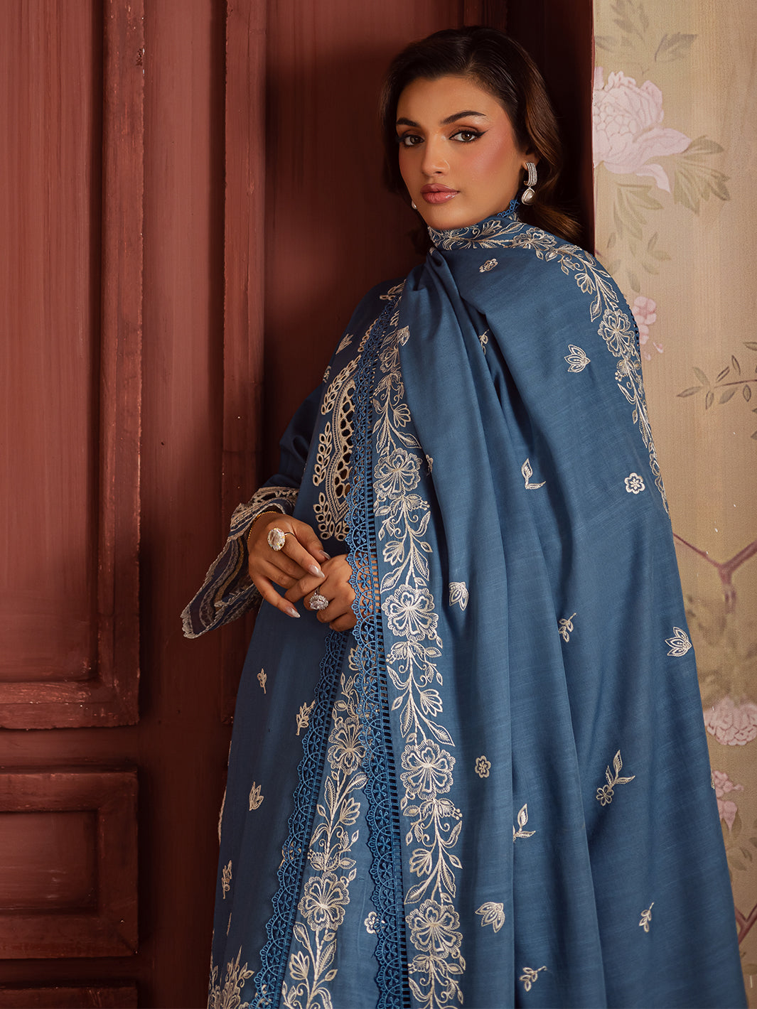 Mahnur | Nova Khaddar 25 | NK - 07 - Pakistani Designer Dress - by Mahnur - Type : Ladies Clothes - 100% Original at Saira Sultan