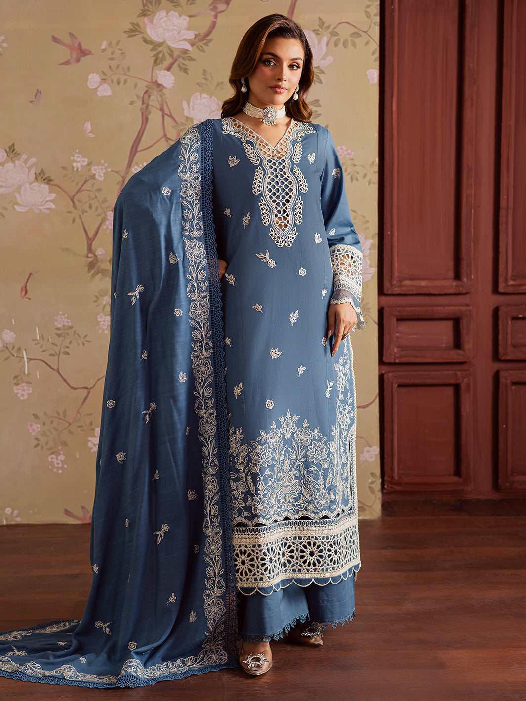 Mahnur | Nova Khaddar 25 | NK - 07 - Pakistani Designer Dress - by Mahnur - Type : Ladies Clothes - 100% Original at Saira Sultan