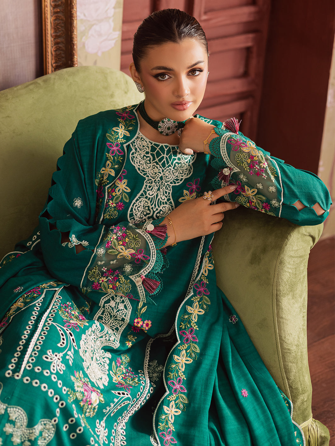 Mahnur | Nova Khaddar 25 | NK - 09 - Pakistani Designer Dress - by Mahnur - Type : Ladies Clothes - 100% Original at Saira Sultan