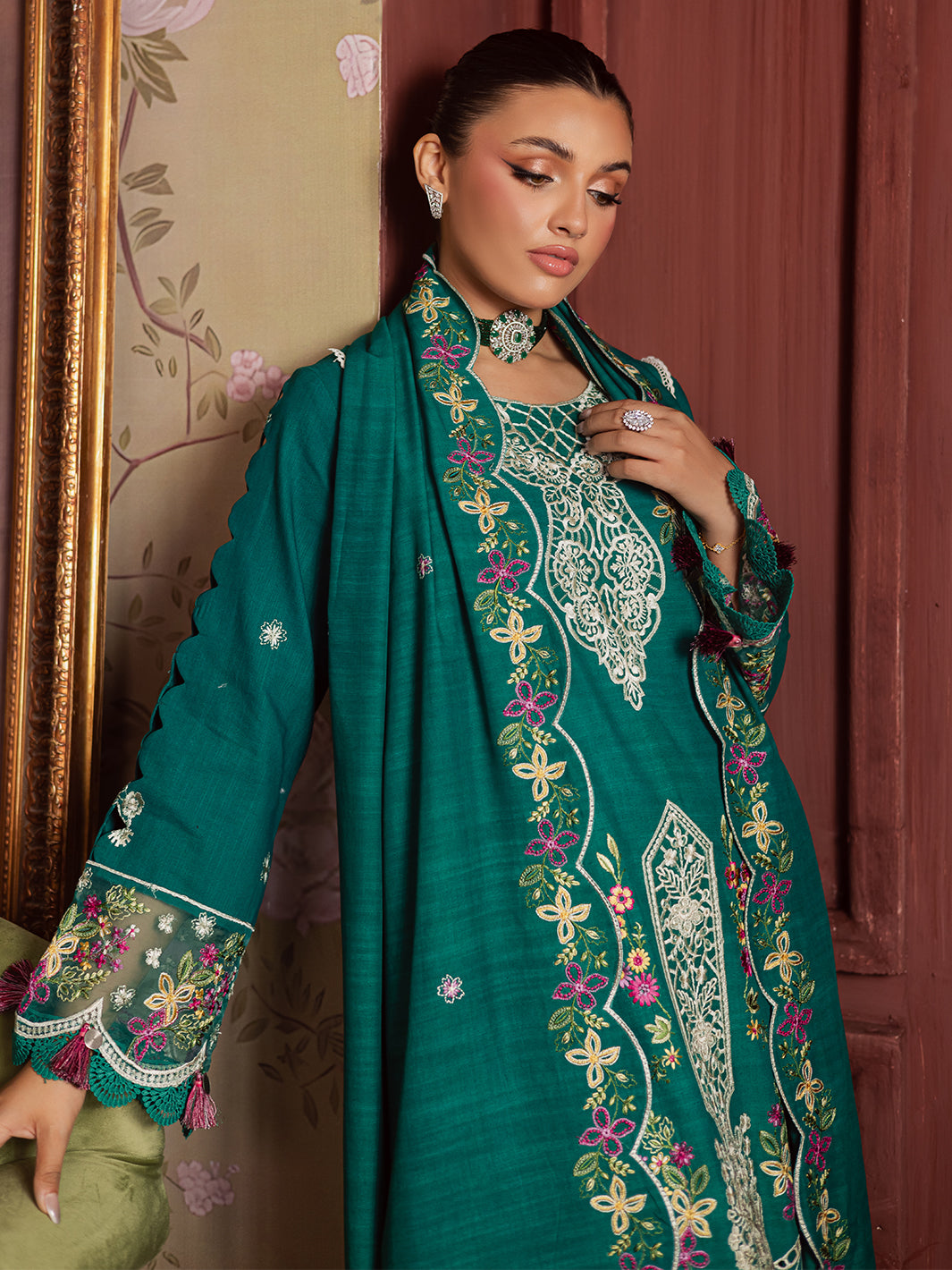 Mahnur | Nova Khaddar 25 | NK - 09 - Pakistani Designer Dress - by Mahnur - Type : Ladies Clothes - 100% Original at Saira Sultan