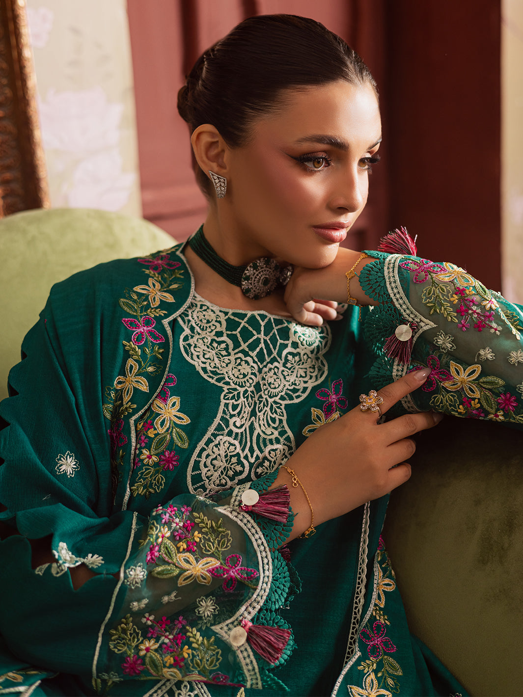 Mahnur | Nova Khaddar 25 | NK - 09 - Pakistani Designer Dress - by Mahnur - Type : Ladies Clothes - 100% Original at Saira Sultan