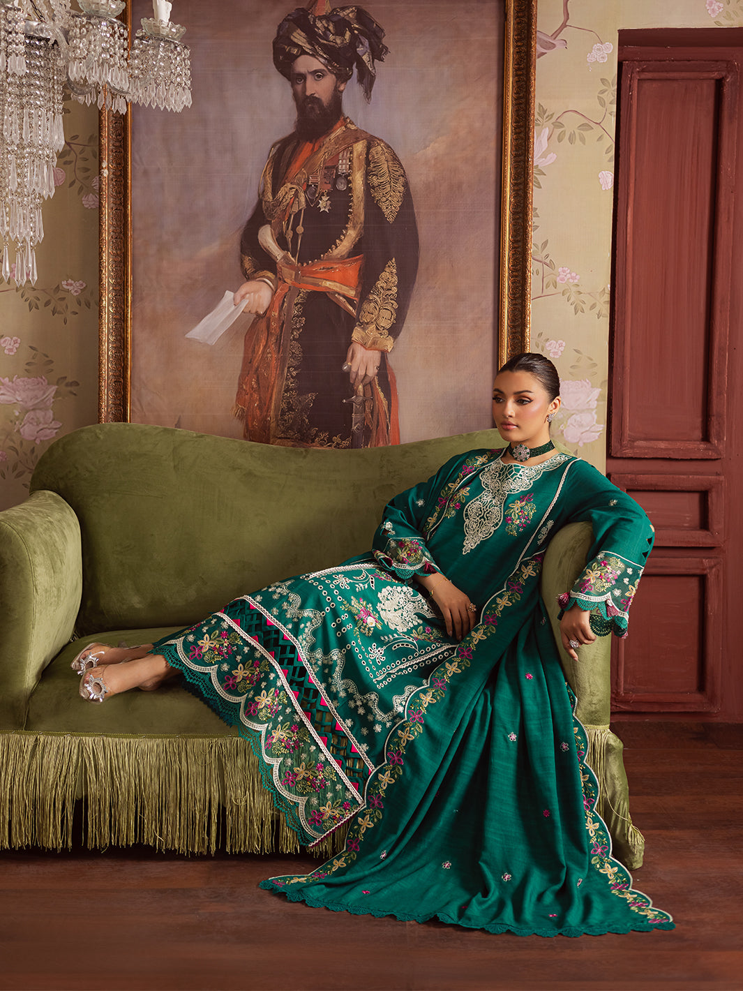 Mahnur | Nova Khaddar 25 | NK - 09 - Pakistani Designer Dress - by Mahnur - Type : Ladies Clothes - 100% Original at Saira Sultan