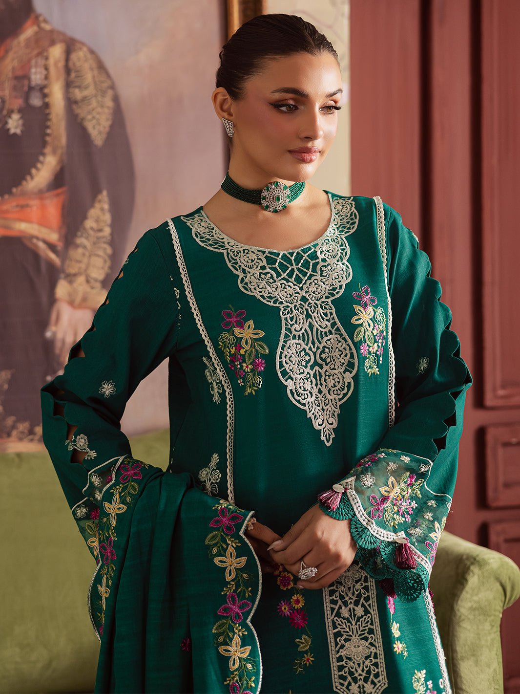 Mahnur | Nova Khaddar 25 | NK - 09 - Pakistani Designer Dress - by Mahnur - Type : Ladies Clothes - 100% Original at Saira Sultan