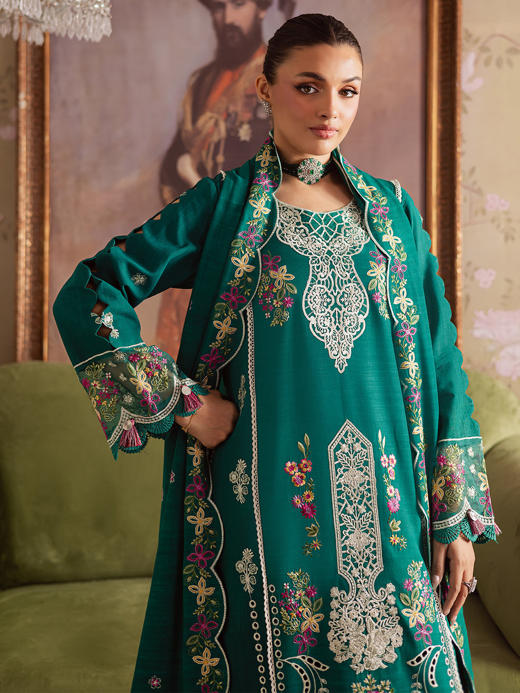 Mahnur | Nova Khaddar 25 | NK - 09 - Pakistani Designer Dress - by Mahnur - Type : Ladies Clothes - 100% Original at Saira Sultan