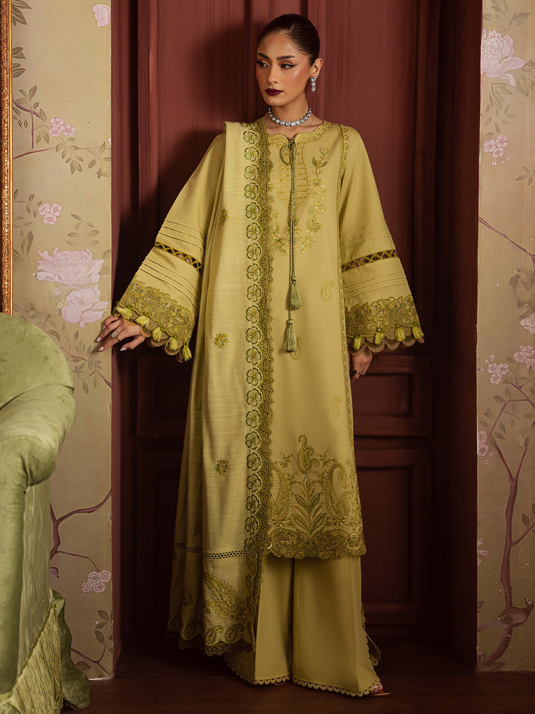 Mahnur | Nova Khaddar 25 | NK - 10 - Pakistani Designer Dress - by Mahnur - Type : Ladies Clothes - 100% Original at Saira Sultan