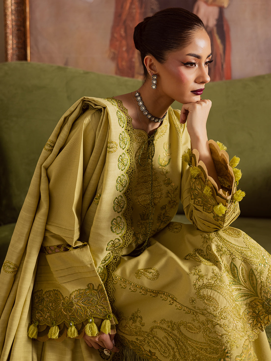 Mahnur | Nova Khaddar 25 | NK - 10 - Pakistani Designer Dress - by Mahnur - Type : Ladies Clothes - 100% Original at Saira Sultan