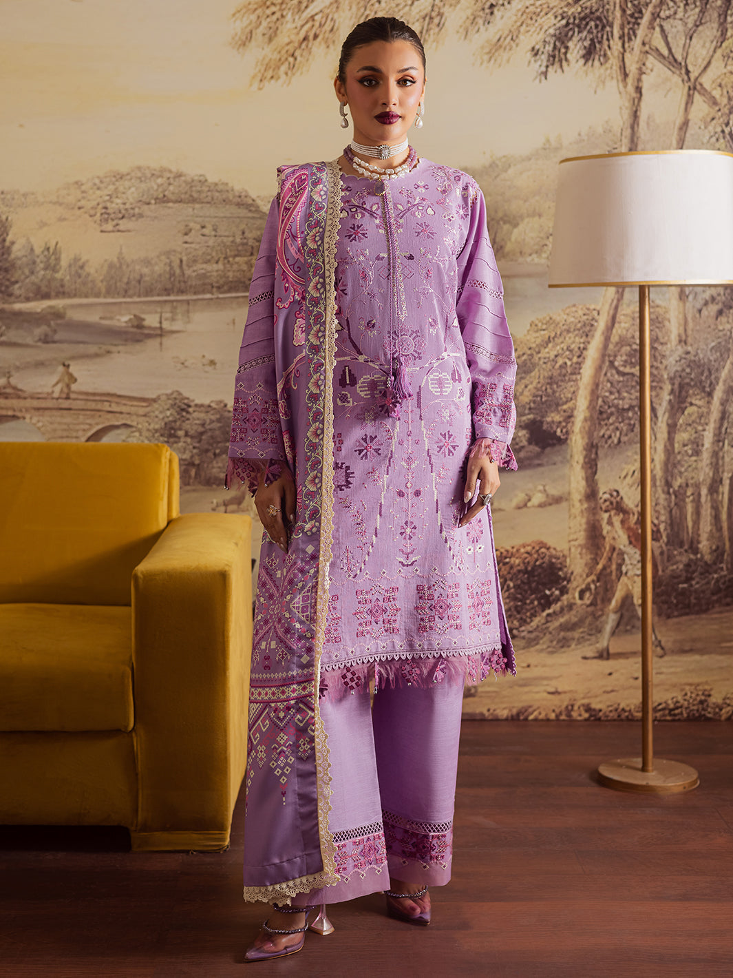 Mahnur | Nova Khaddar 25 | NK - 11 - Pakistani Designer Dress - by Mahnur - Type : Ladies Clothes - 100% Original at Saira Sultan